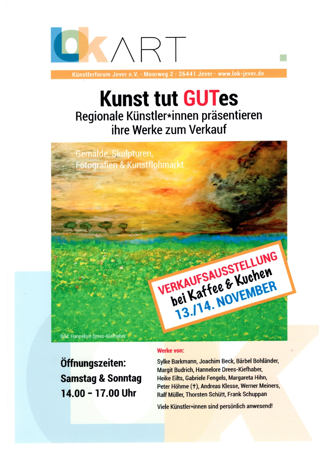 Hannelore Drees-Kiefhaber - Acrylmalerei von der Nordseeküste -Nachrichtenartikel