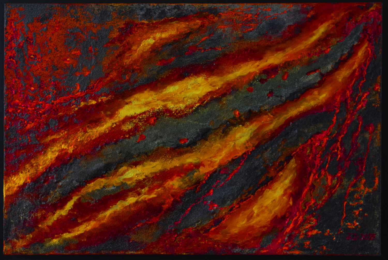 Hannelore Drees-Kiefhaber - Acrylmalerei von der Nordseeküste -Malerei von Natur und Naturereignissen