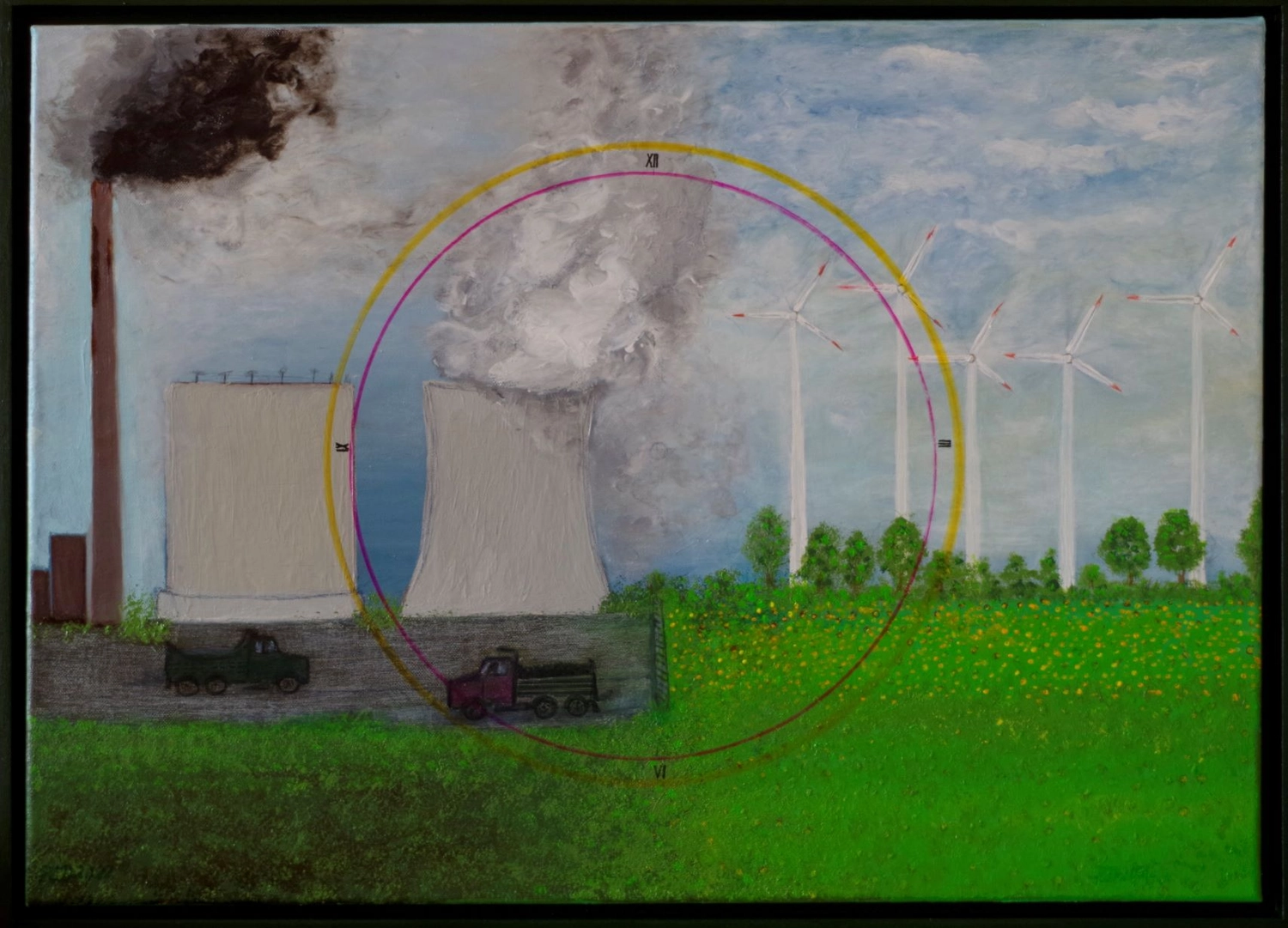 Hannelore Drees-Kiefhaber - Acrylmalerei von der Nordseeküste - Zeitenwende 