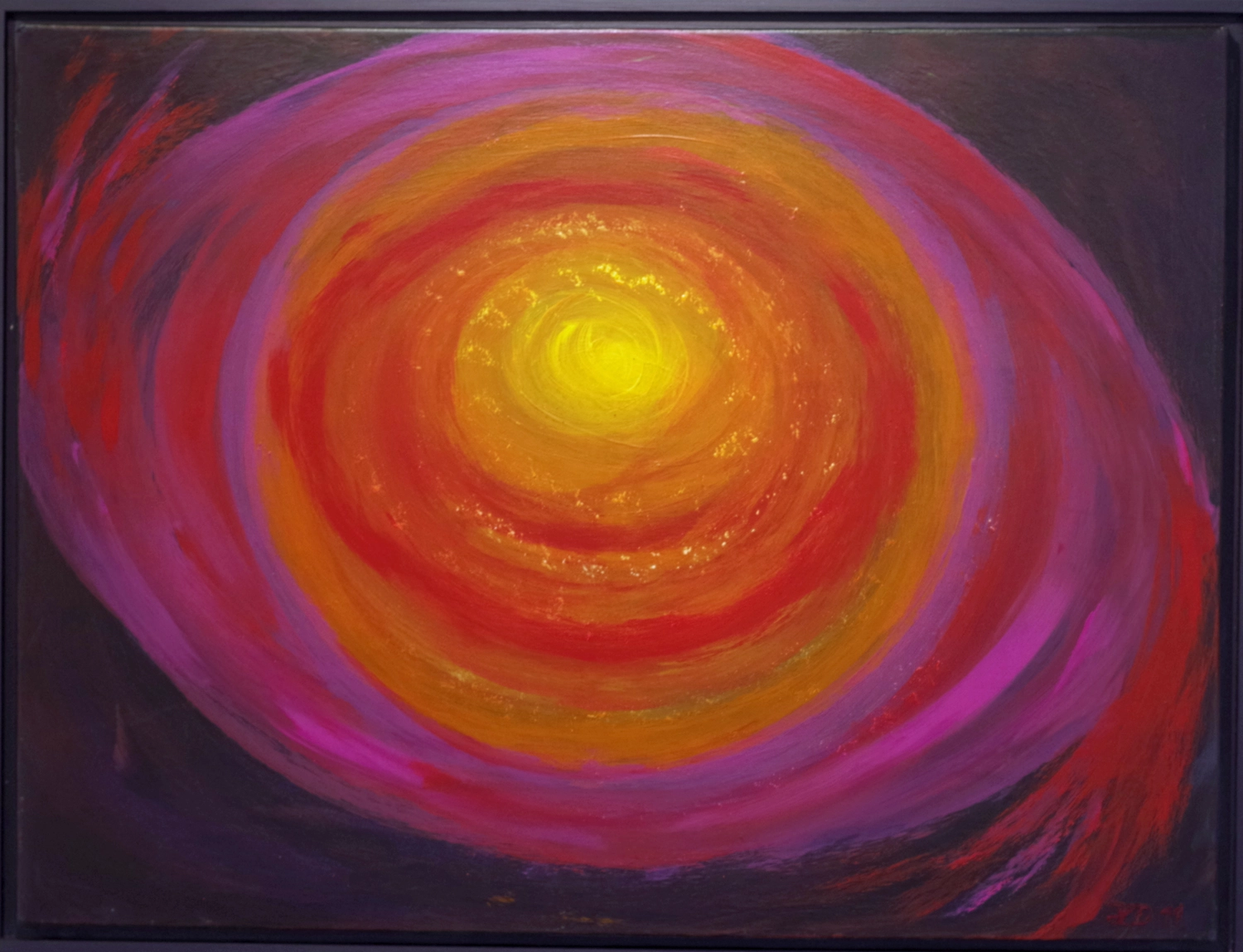 Hannelore Drees-Kiefhaber - Acrylmalerei von der Nordseeküste -Spiralgalaxie 