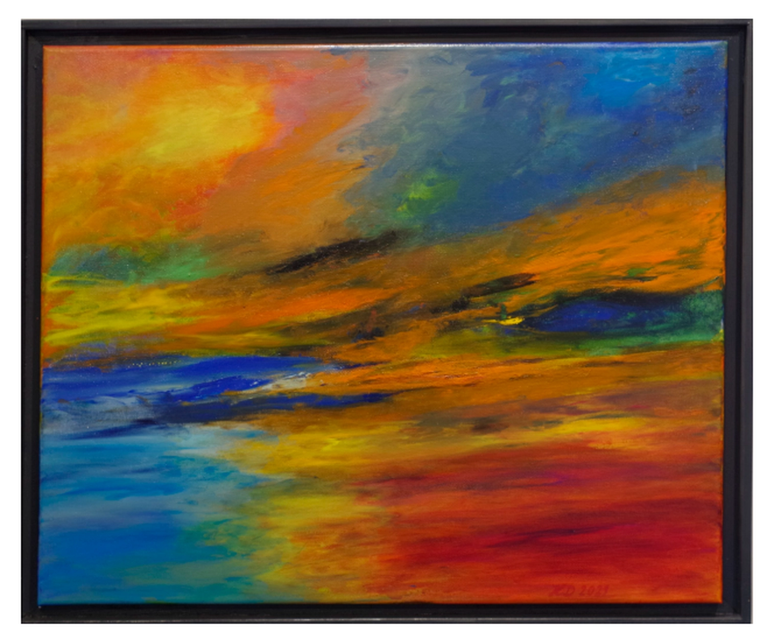 Hannelore Drees-Kiefhaber - Acrylmalerei von der Nordseeküste -Malerei 