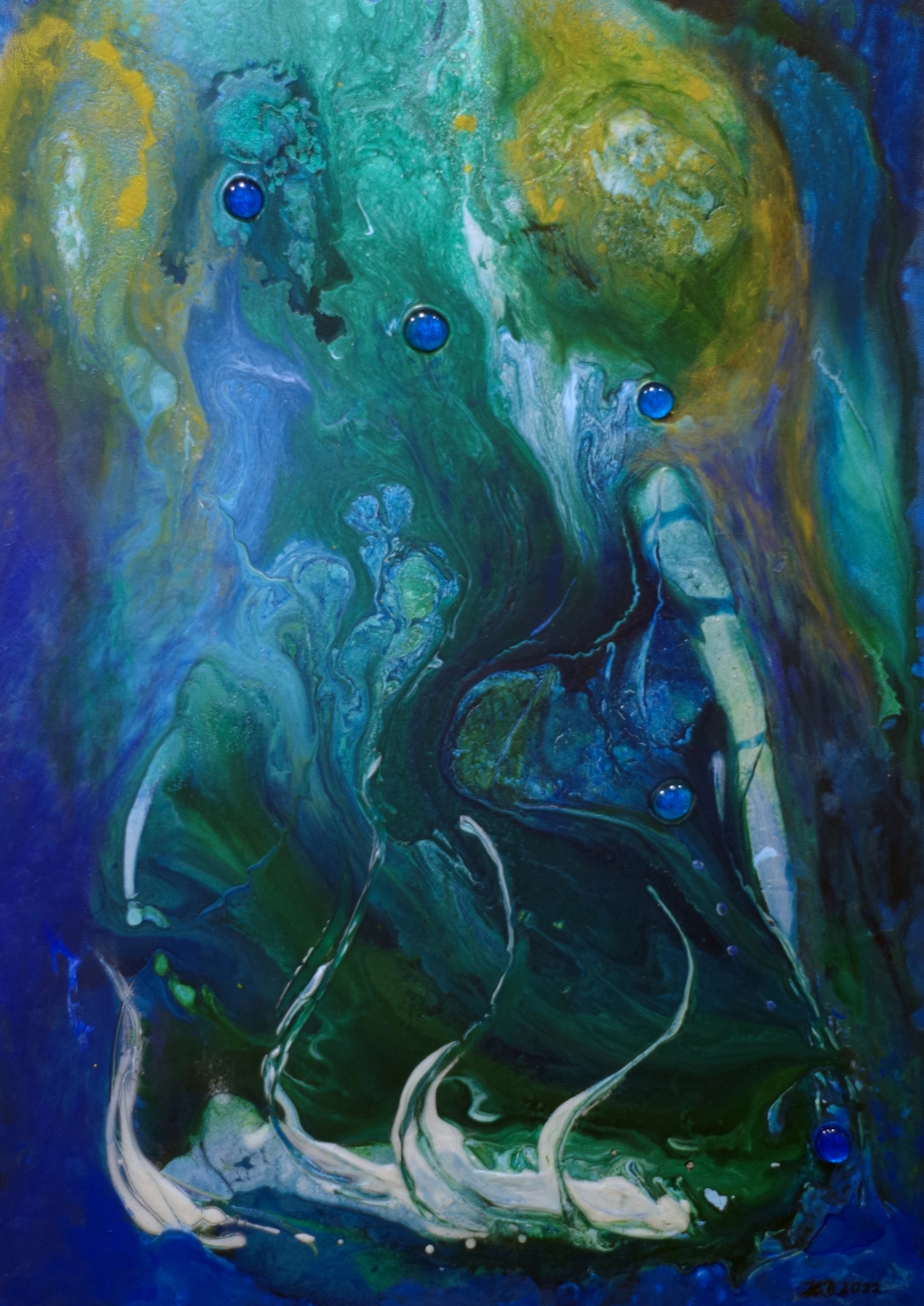 Hannelore Drees-Kiefhaber - Acrylmalerei von der Nordseeküste -Malerei 