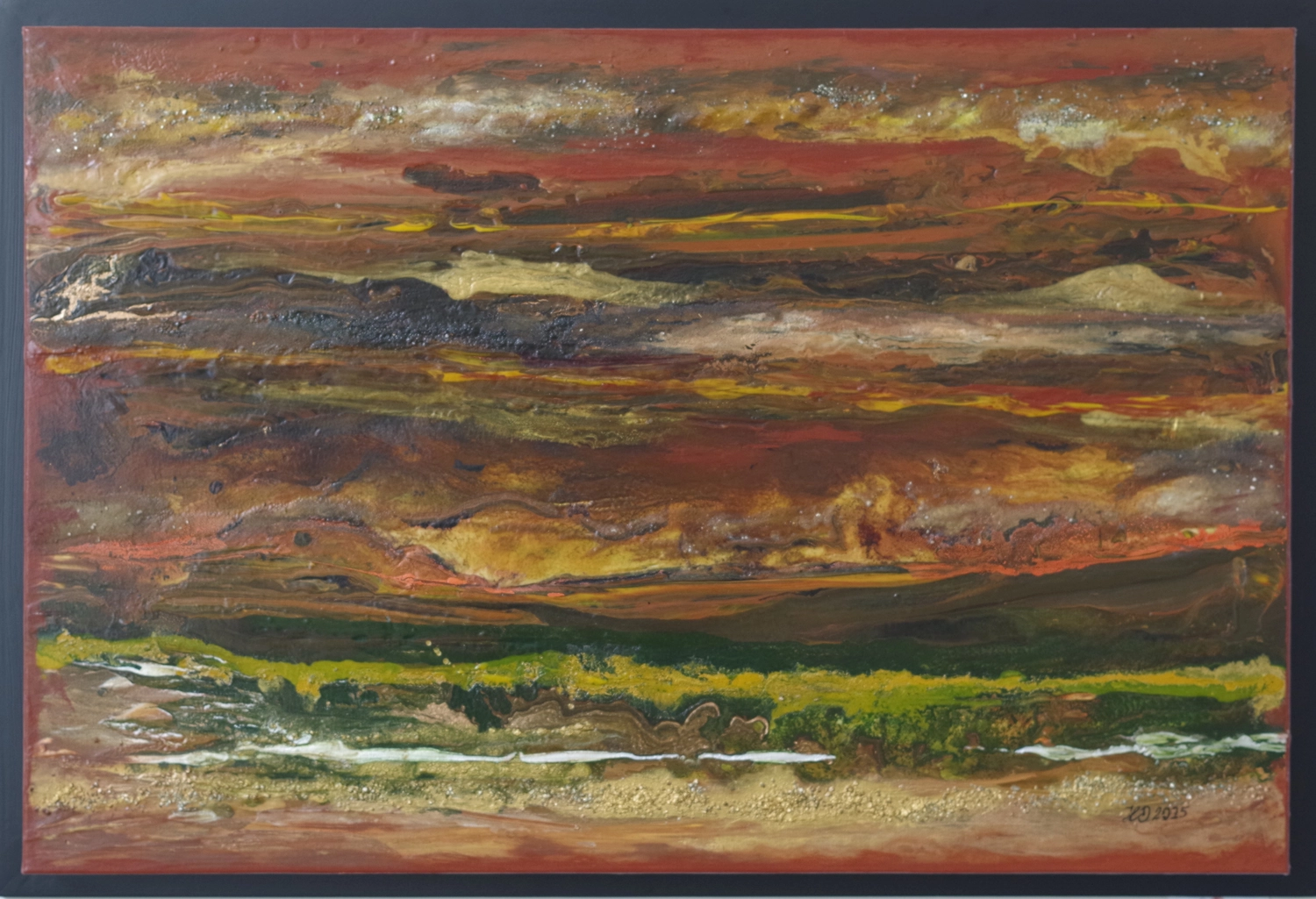 Hannelore Drees-Kiefhaber - Acrylmalerei von der Nordseeküste -Malerei 