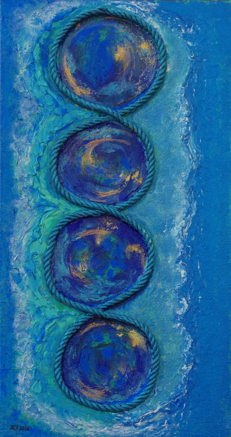 Hannelore Drees-Kiefhaber - Acrylmalerei von der Nordseeküste -Malerei 